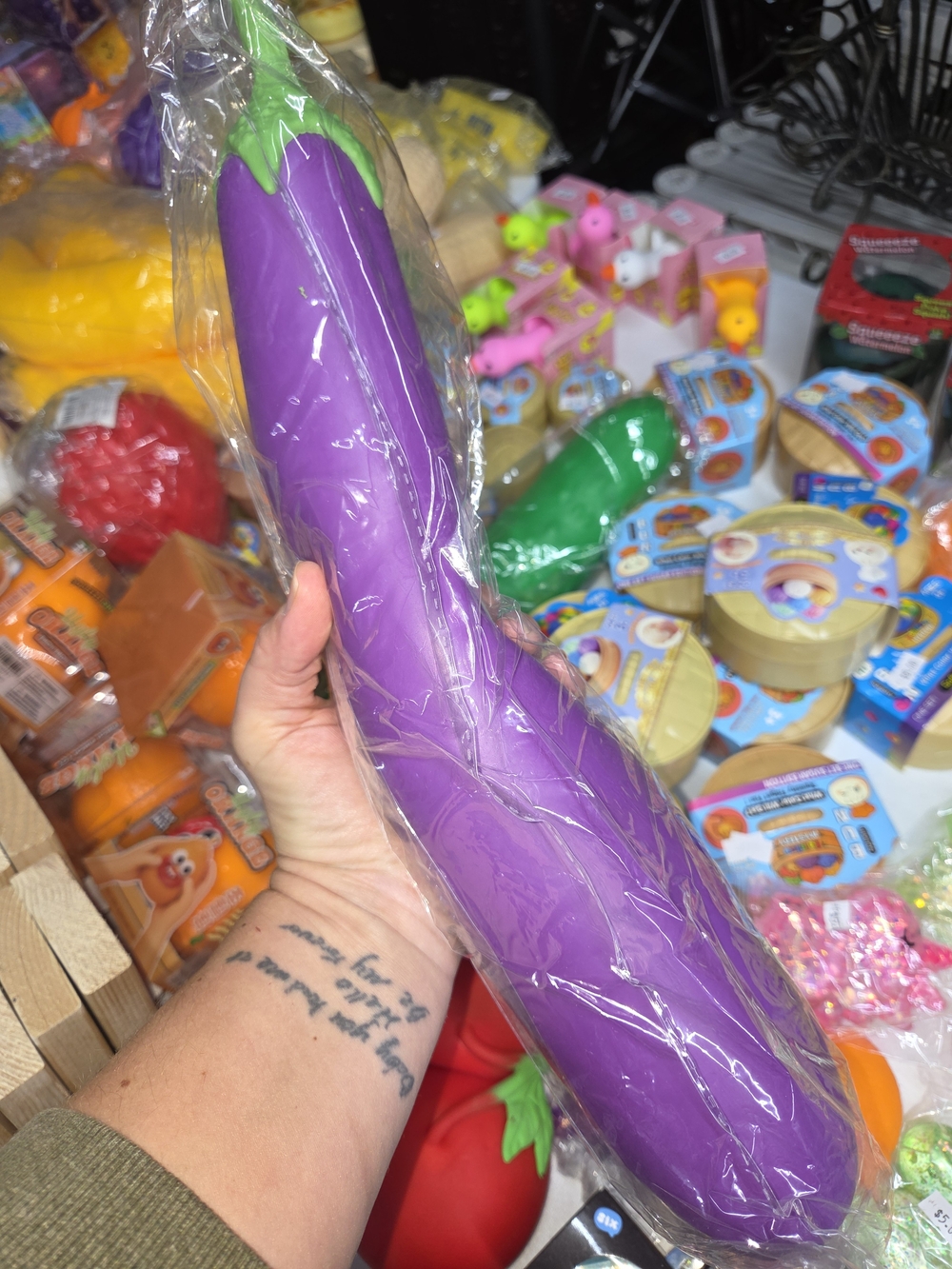 Purple Eggplant Squishy